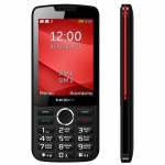 Мобильный телефон Texet TM-308 черный-красный